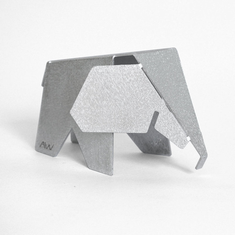 Sculpture en aluminium 6 "Origami