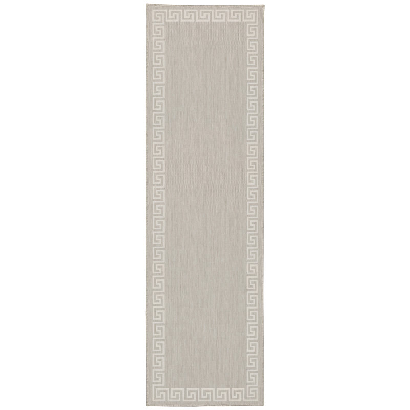 Verlie Machine Woven Geometric Indoor Outdoor Area Rug, Runner 1'10" x 7'3"