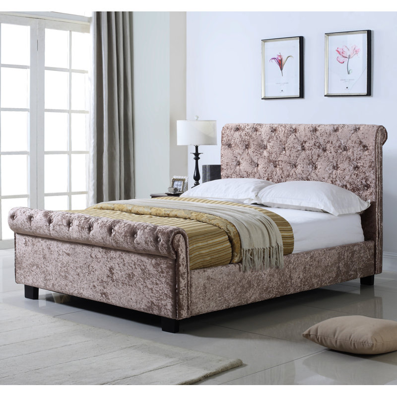 Camelford Upholstered Ottoman Storage Bed, Kingsize (5'), Grey