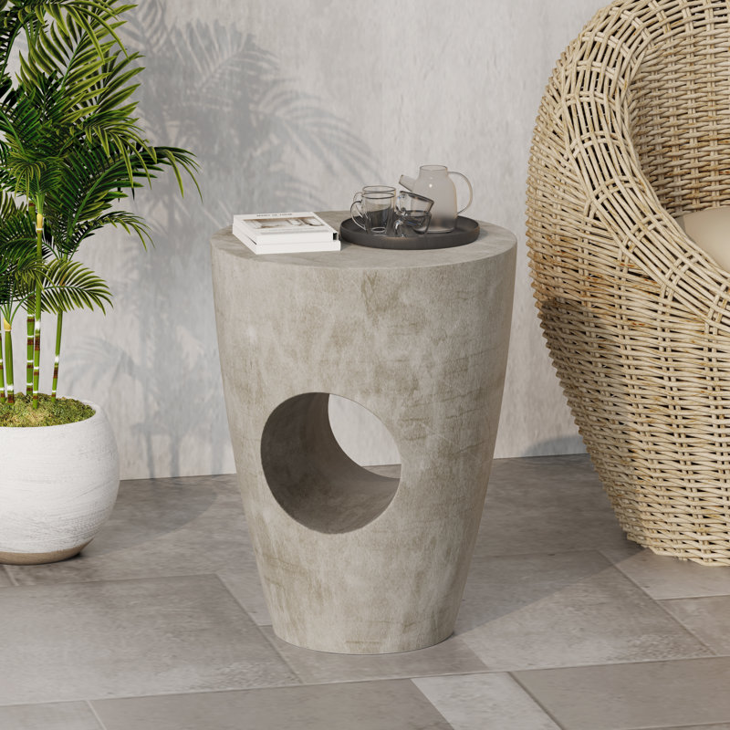 Pedestal End Table