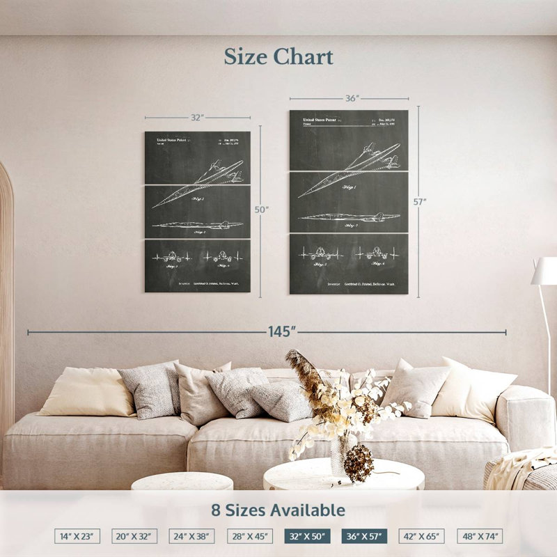 Laelle Chalkboard I, 50" H x 32" W