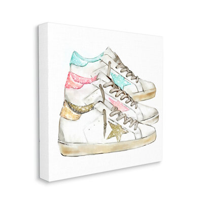 " Pastel Glam Fashion Sneakers "