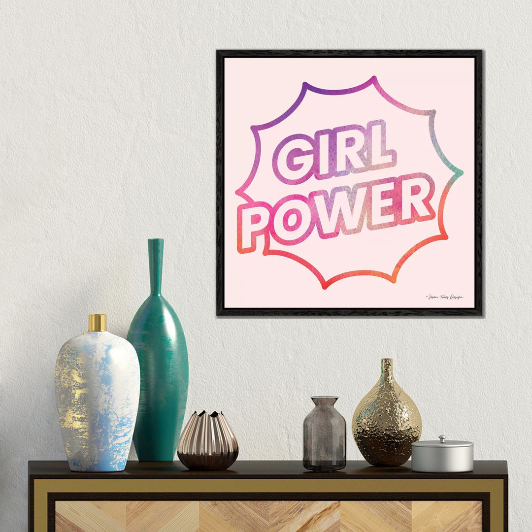 Girl Power I von Seven Trees Design - Galerie-verpackte Leinwand Giclée auf Leinwand