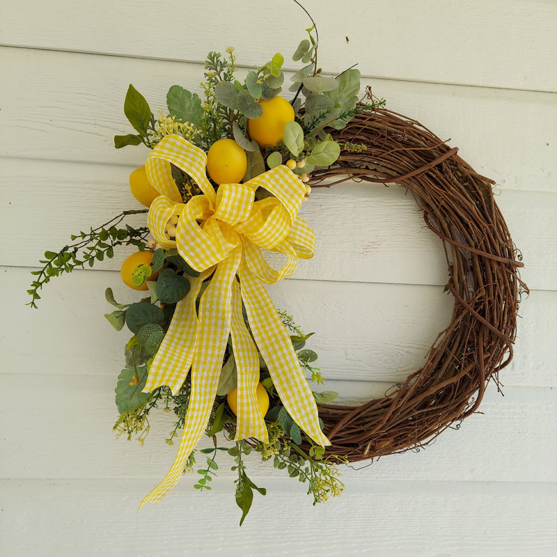Couronne de citron ronde 23 po