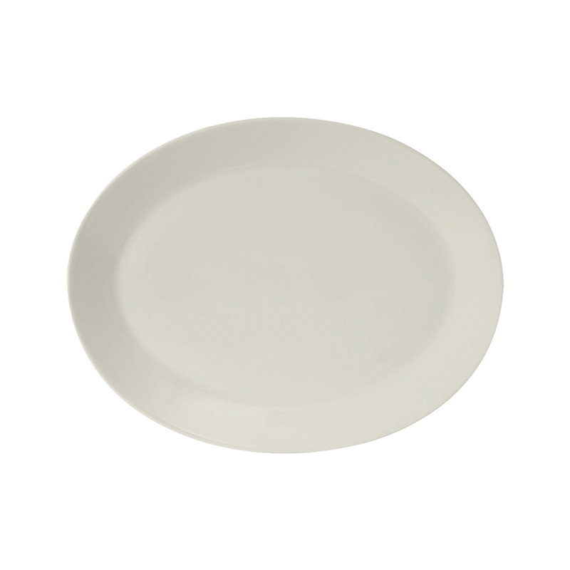 Tuxton Modena Ceramic Platter, 0.87" H x 12" W x 9.5" D