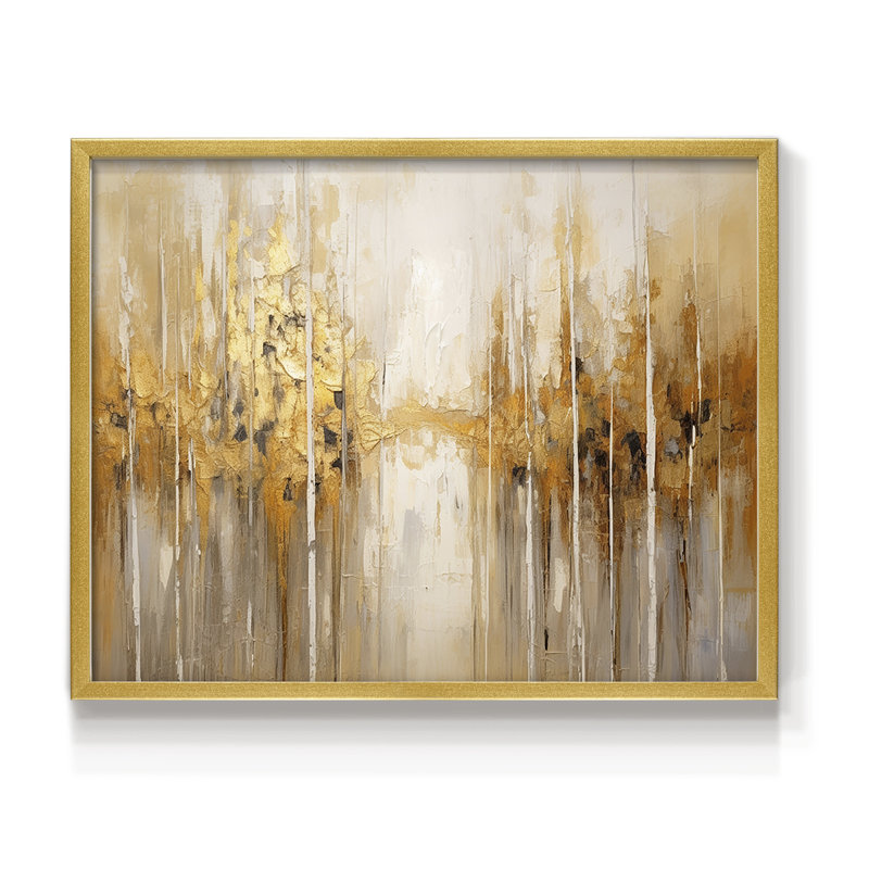 Abstrait, série Cxxv, reproduction encadrée, H 11 po x l 14 po