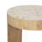 Ayona Beige Capiz And Wood Side Table