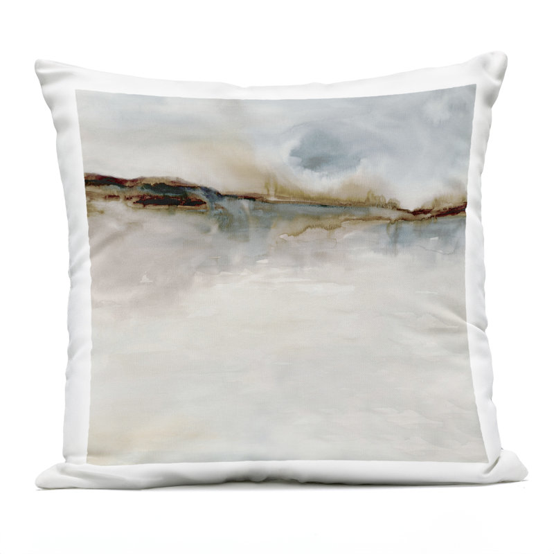 Coussin extérieur neutre et doux, imprimé par Jacob Q