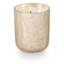 Petite bougie en verre craquelé, blanc hiver-105889179
