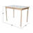 Ginna Extendable Solid Wood Dining Table