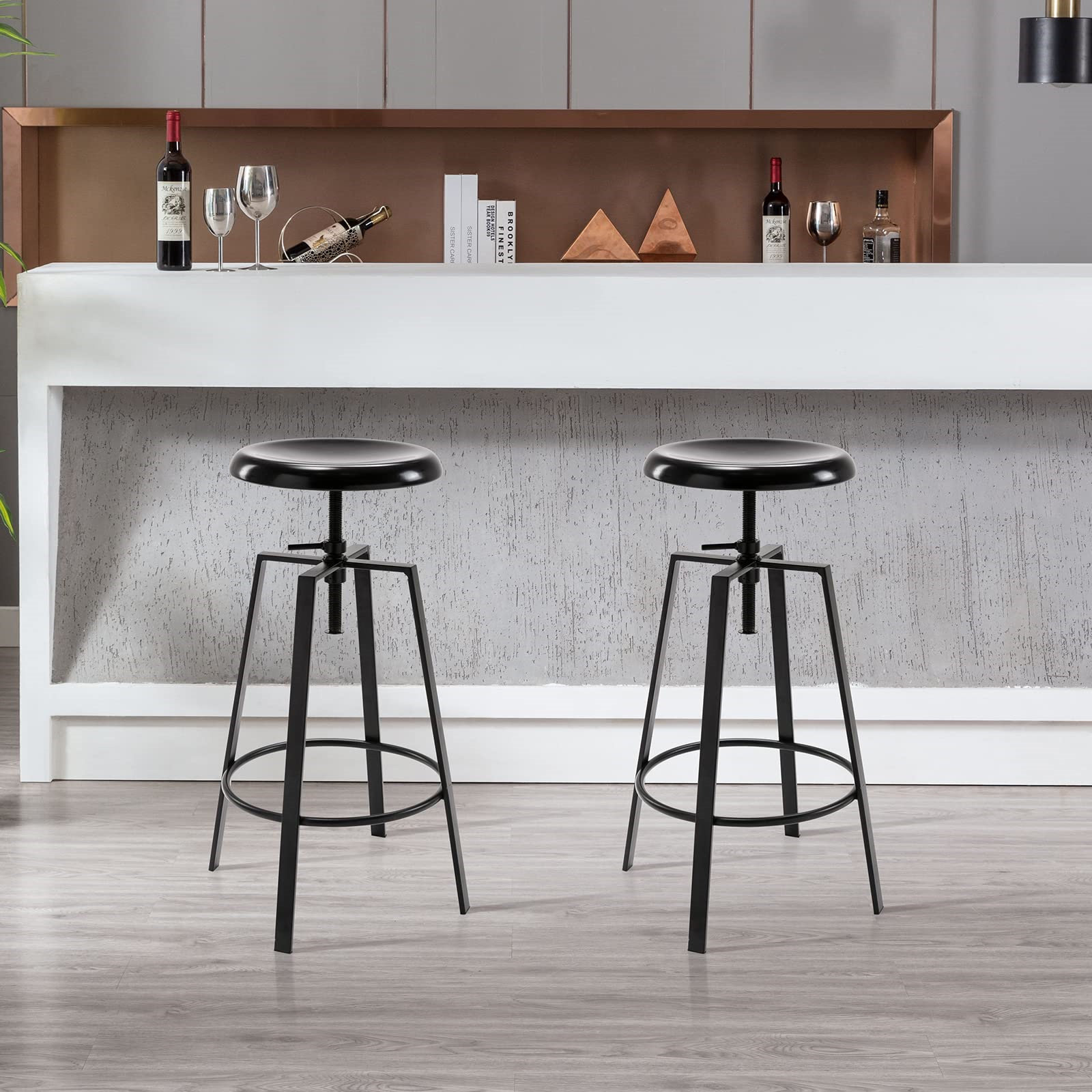 17 Stories Swivel 33'' Bar Stool | Wayfair