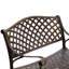 Banc de jardin en métal Nesma