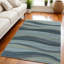 Tapis océan en laine touffeté à la main Annegreth-153318341