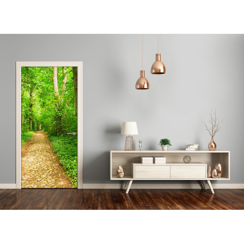 Walk Forest Door Decal