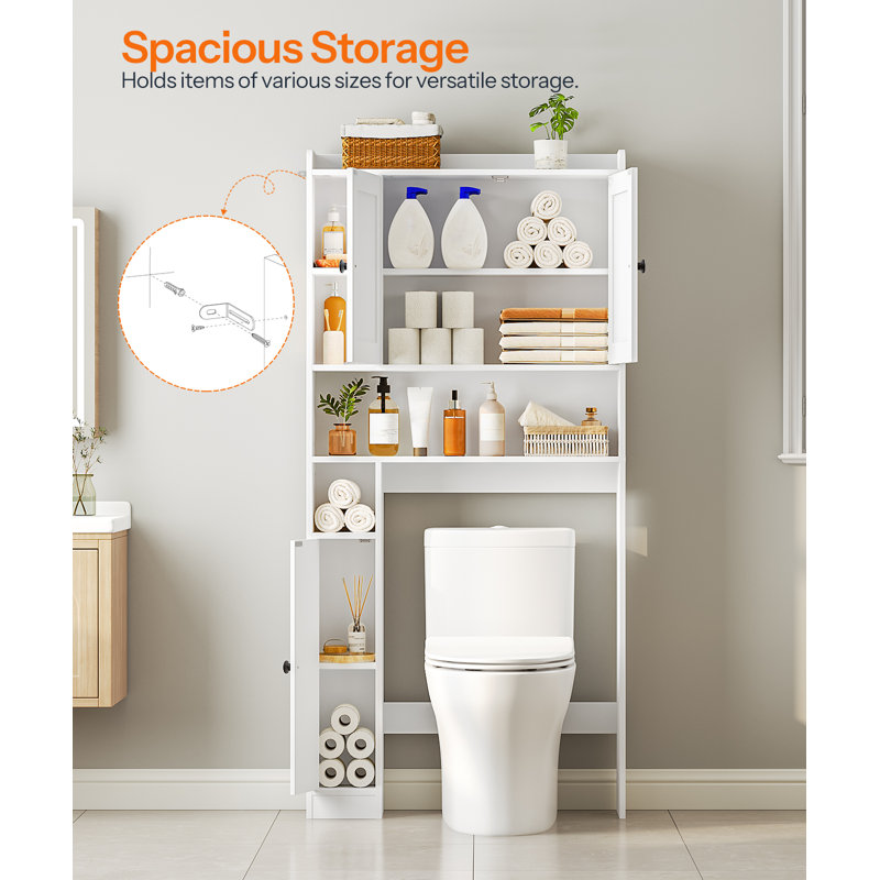 Freestanding Over The Toilet Storage