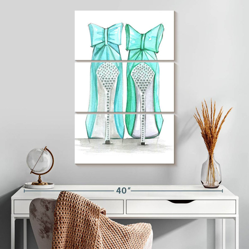 Shuttleworth Tiffany Shoes, 32'' H x 20'' W