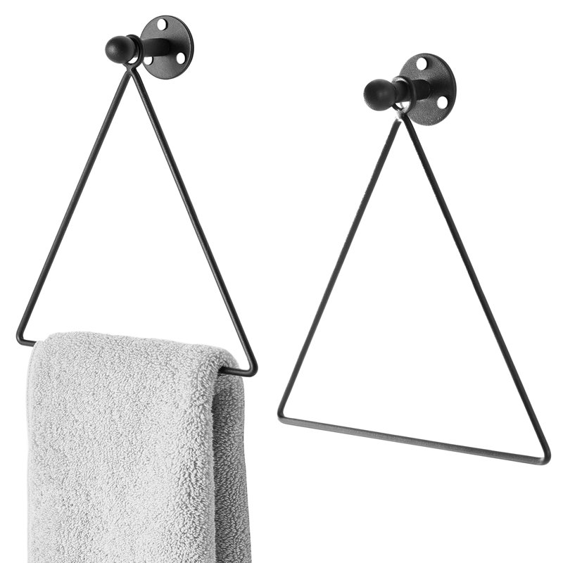 Wall Mounted Triangular Hand Towel Ring