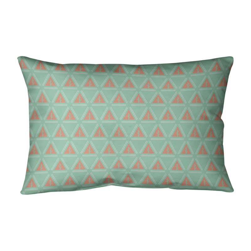 Coussin Theo Nath, Pas de bourre, Vert / Orange