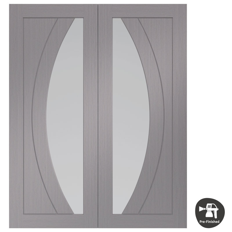 Salerno Doors Pairs Prefinished, 1981mm H x 1168mm W x 40mm D