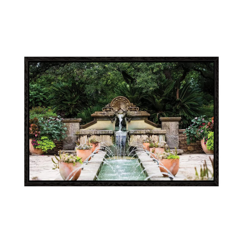 San Antonio Elements by Ann Hudec - Print on Canvas, 45.72cm H x 66.04cm W x 3.81cm D, Black Framed