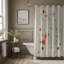 Rideau de douche standard 1 pièce Sketch Blooms-1014126654