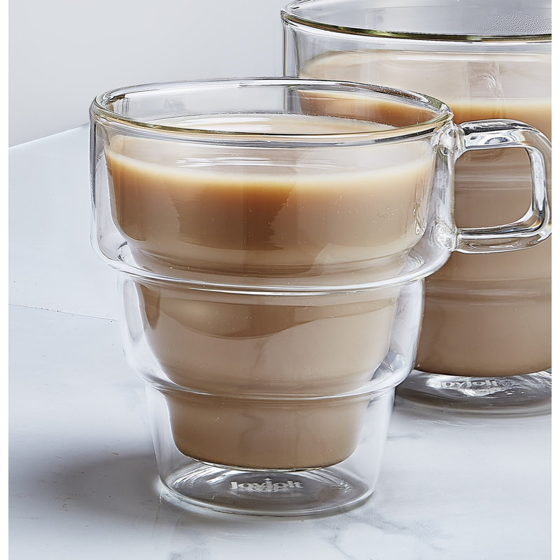 Tasses à café en verre JoyJolt Pila, 10 oz