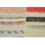 Wool Striped Area Rug in Pink