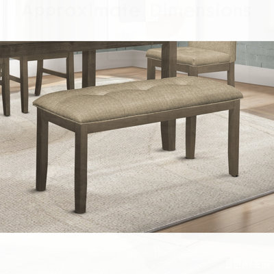Polyester Upholstered Storage Bench