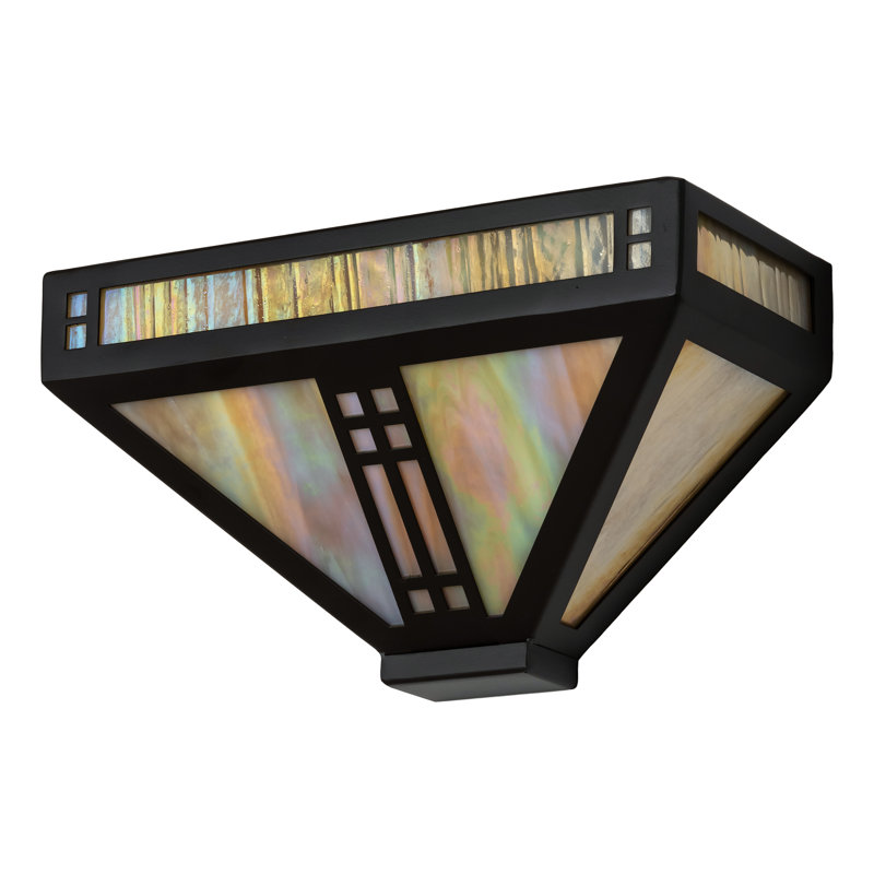 Applique murale 1 lumière Prairie Loft, Bronze huilé
