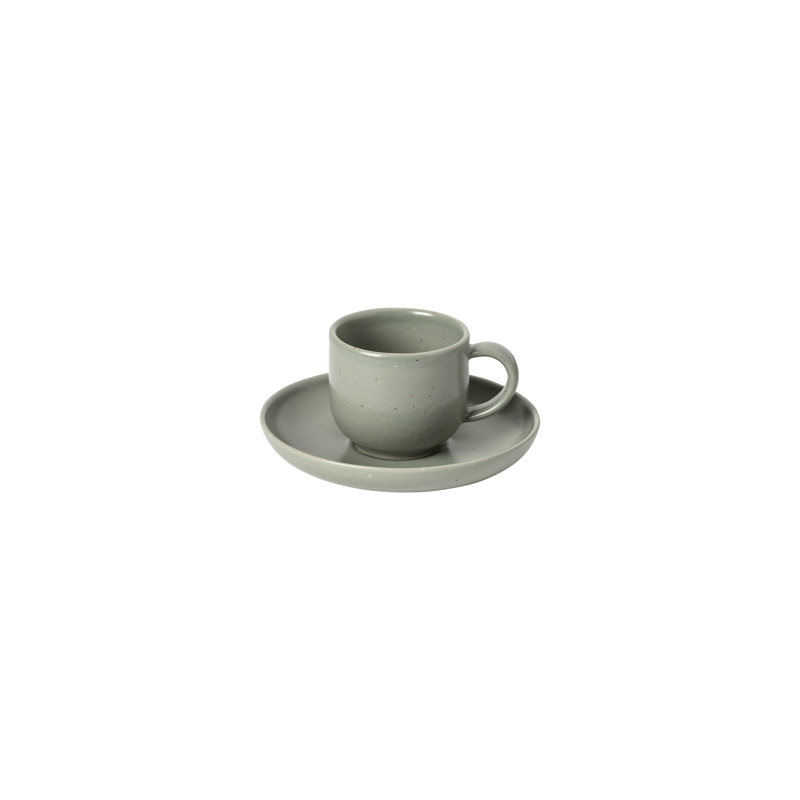 Tasse à café et soucoupe Casafina Pacifica, Artichaut