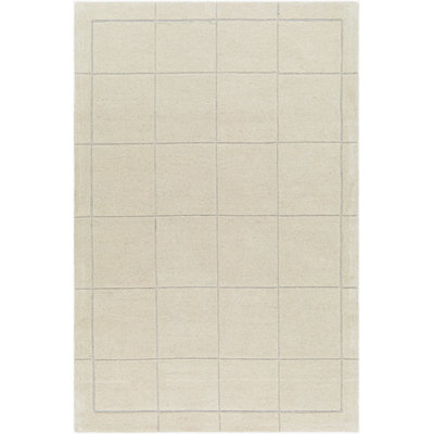 Mallory Hand-Woven Pearl Geometric Rug