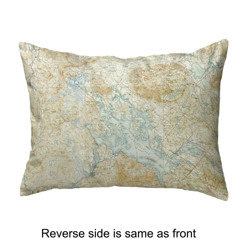 Outdoor Reversible Throw Pillow