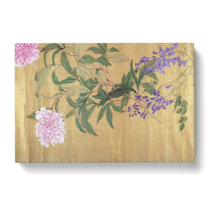 One Hundred Flowers Vol.4 by Yun Shouping - Wrapped Canvas Painting, 50cm H x 76cm W x 3cm D