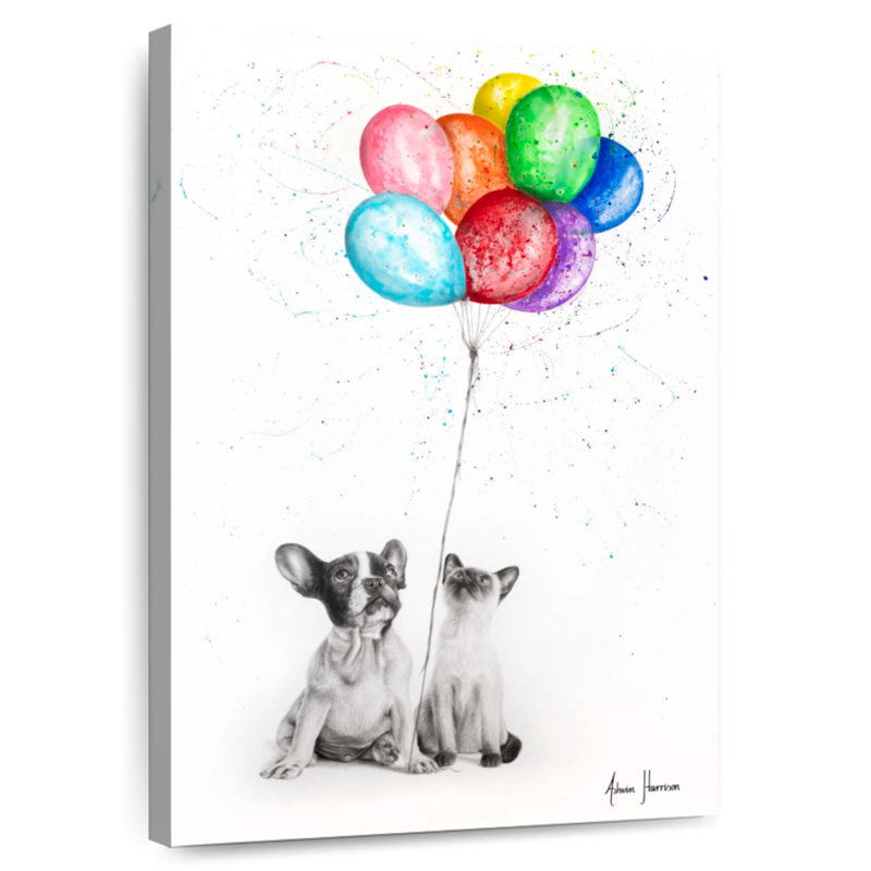 Les huit ballons, H 39 po x l 26 po