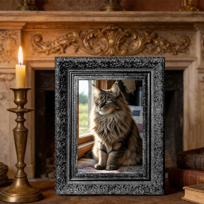 5" x 7" Black 3 PCS Versatile Picture Frame for Christmas Gifts