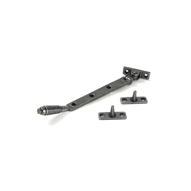 Reeded Stay, Pewter Patina, 24.9cm H x 1.6cm W x 0.9cm D