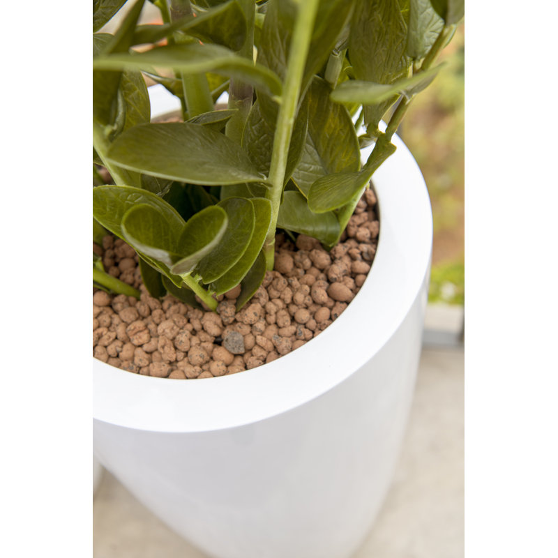 Round Fiberstone Planter