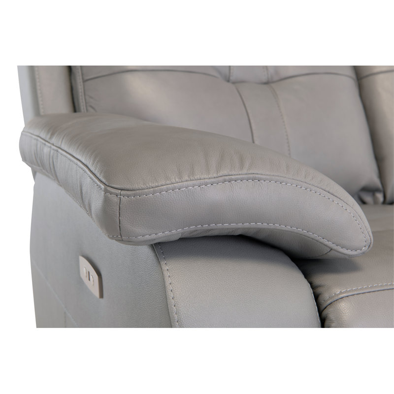 Dmario 2 Seater Electric Reclining Sofa, Grey