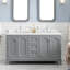 Bernardo Queen 72" Sink Carrara Quartz Countertop Bath Vanity with Faucet-358067047-427753922-427753932