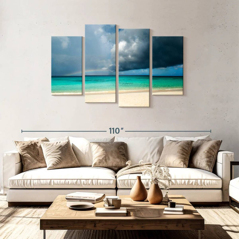Gillard Ocean Cloudscape Rainbow, H 48 po x l 75 po