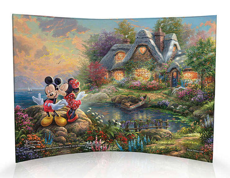 Imprimé acrylique incurvé Disney Mickey and Minnie
