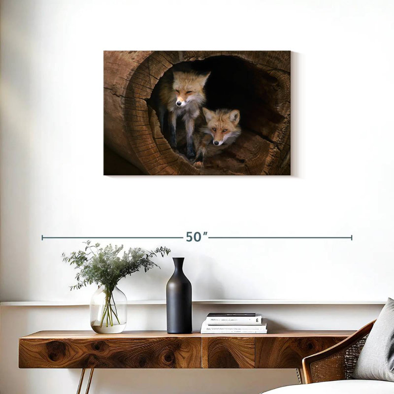 Brampt Kit Foxes, 20" H x 30" W