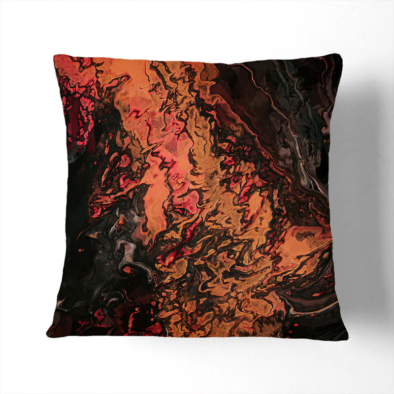 Abstract Square Throw Cushion, 55cm H x 55cm W x 20cm D