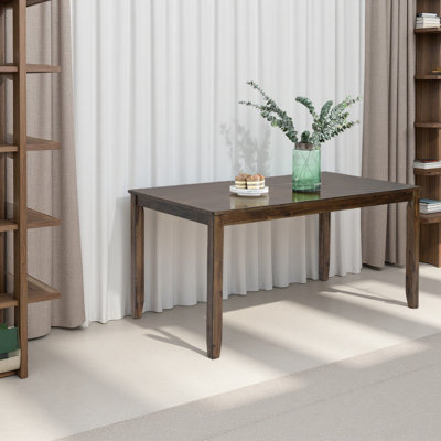 Wooden Dining Rectangular Table, Kitchen Table For Small Space