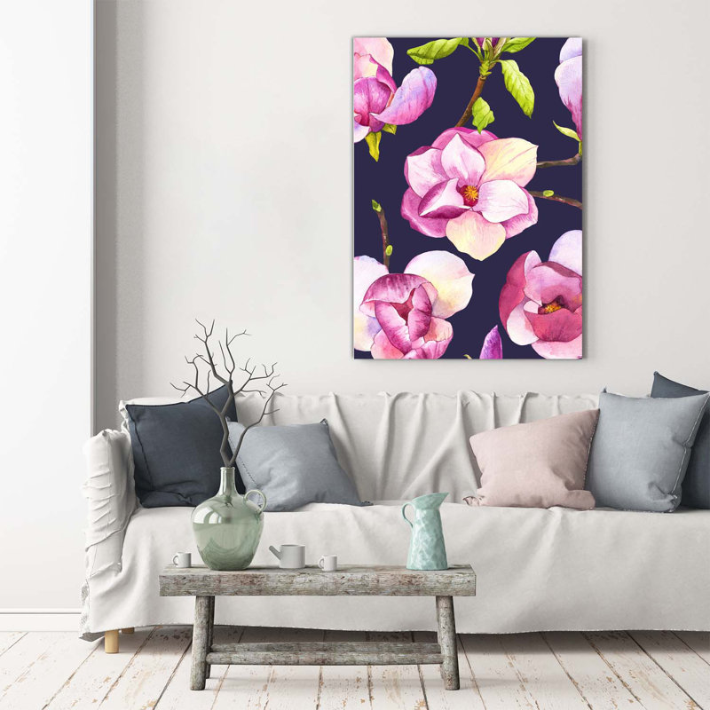 Magnolia - Wrapped Canvas Print