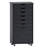 Carrena Solid Wood 8 Drawer Rolling Storage Cart-1674452444