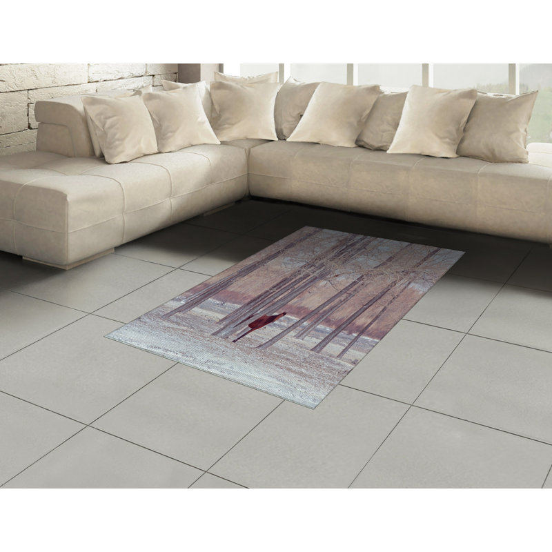 Animal High Density Long Fiber Poly Threads Decorative Area Rug Carpet, Rectangle 4' x 5'8"