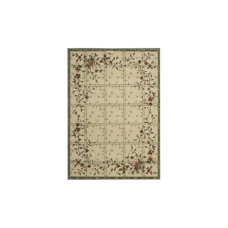 Tibbett Floral Indoor Rug, Rectangle 9'6" x 13'