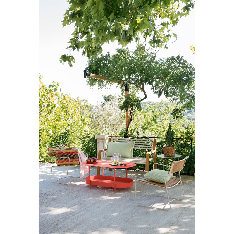 Salsa Outdoor Round Side Table, Liquorice