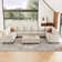 8 - Piece Velvet Upholstered Sectional Modular Sofa Oversized Livingroom U shaped Corner Sofa with Storage Ottoman
